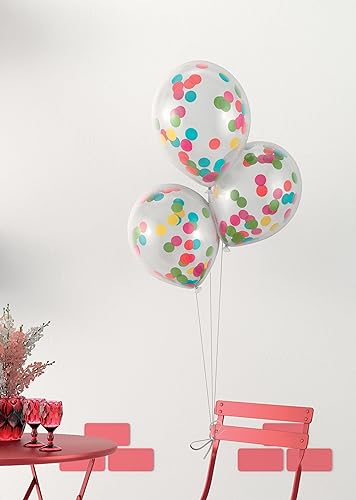 P'tit Clown - 22439 – 3 Luftballons Konfetti 30 cm – mehrfarbig von P'tit Clown