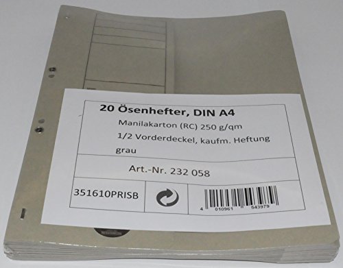 Ösenhefter grau halber Deckel VE=20 Ösenhefter grau halber Deckel VE=20 von P & P 24