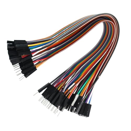 PABVRPYT Dupont Brückenkabel 20 cm 20 Pin (männlich auf männlich, weiblich auf weiblich, männlich auf weiblich, männlich auf weiblich) für elektronische DIY-Projekte. (20 cm-M-F-20 Pin) von PABVRPYT