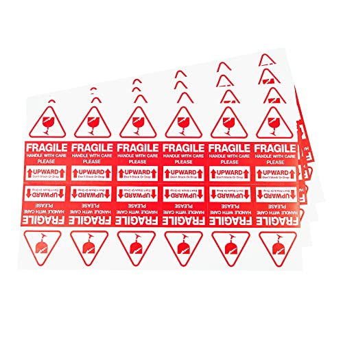 PACK4YA 120 × Vorsicht Zerbrechlich Aufkleber, 50 x 90 mm Verpackungsaufkleber Stark haftende Warnetiketten, Handle with Care, Fragile, Thank You Stickers Labels Moving Achtung Warnaufkleber UPWARD PACK4YA 120 × Vorsicht Zerbrechlich Aufkleber, 50 x 90 mm Verpackungsaufkleber Stark haftende Warnetiketten, Handle with Care, Fragile, Thank You Stickers Labels Moving Achtung Warnaufkleber UPWARD von PACK4YA