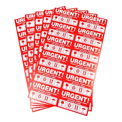 PACK4YA 120 × Vorsicht Zerbrechlich Aufkleber, 50 x 90 mm Verpackungsaufkleber Stark haftende Warnetiketten, Handle with Care, Fragile, Thank You Stickers Labels Moving Achtung Warnaufkleber URGENT PACK4YA 120 × Vorsicht Zerbrechlich Aufkleber, 50 x 90 mm Verpackungsaufkleber Stark haftende Warnetiketten, Handle with Care, Fragile, Thank You Stickers Labels Moving Achtung Warnaufkleber URGENT von PACK4YA