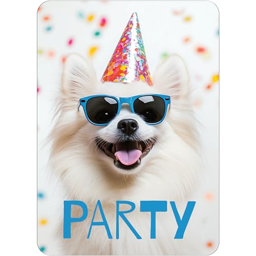 PACKLIST® Einladungskarten Hunde-Party – 12x Perfekte Geburtstagseinladungen – Einladungskarten für Jungen & Mädchen, ideal für eine unvergessliche Feier für alle Hundeliebhaber! von PACKLIST