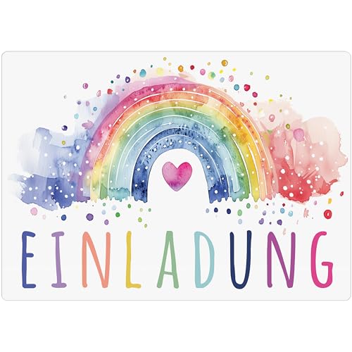 PACKLIST Einladungskarten Geburtstag – 12x Einladungskarten Regenbogen-Motiv für Ihre Feier – Die Ideale Einladungskarte Für Eine Bezaubernde Und Fröhliche Geburtstagsfeier! PACKLIST Einladungskarten Geburtstag – 12x Einladungskarten Regenbogen-Motiv für Ihre Feier – Die Ideale Einladungskarte Für Eine Bezaubernde Und Fröhliche Geburtstagsfeier! von PACKLIST