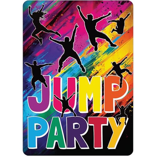PACKLIST® Einladungskarten Trampolin Party, 12x Einladung Trampolin Jump Party Einladungskarten Kindergeburtstag für Jungen und Mädchen – Perfekt für Kindergeburtstage - Let’s JUMP!! PACKLIST® Einladungskarten Trampolin Party, 12x Einladung Trampolin Jump Party Einladungskarten Kindergeburtstag für Jungen und Mädchen – Perfekt für Kindergeburtstage - Let’s JUMP!! von PACKLIST