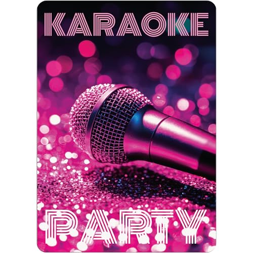 PACKLIST Geburtstags- und Party-Einladungskarten – 12 personalisierbare Einladungskarten für deine KARAOKE-Party! Mit diesen Einladungen wird jede Feier ein Erfolg. Let’s KARAOKE! PACKLIST Geburtstags- und Party-Einladungskarten – 12 personalisierbare Einladungskarten für deine KARAOKE-Party! Mit diesen Einladungen wird jede Feier ein Erfolg. Let’s KARAOKE! von PACKLIST