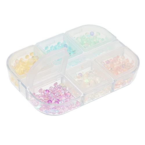1 Schachtel Delicate Resin Nail Decors Farben für Nagelkunst Diy Nail Art Zubehör Einzigartige Nagelschmuck Accessoires für Persönliche oder Professionelle Anwendungen von PACKOVE