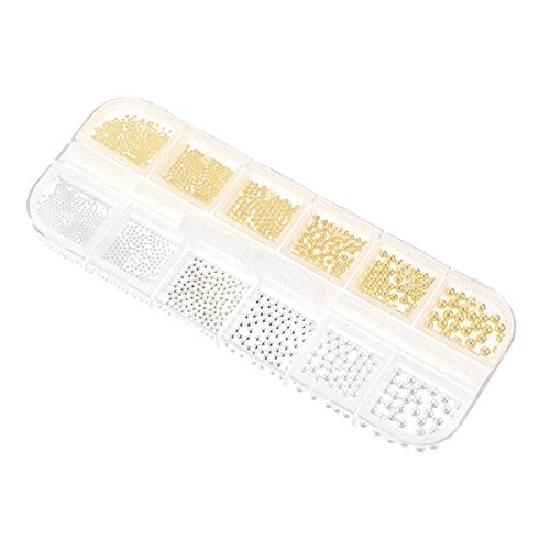 1 Schachtel Diy Nagelkunst Dekorationen Metallperlen für Maniküre Vielseitige Nail Charms für Designs und Nail Art für Partys und Besondere Anlässe 1 Schachtel Diy Nagelkunst Dekorationen Metallperlen für Maniküre Vielseitige Nail Charms für Designs und Nail Art für Partys und Besondere Anlässe von PACKOVE