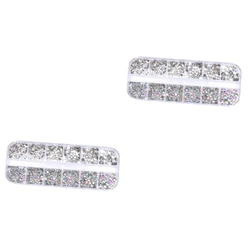 2 Stück Strass-nagelschmuck Mehrfarbige Strasssteine Edelsteine für Nägel Nail-art-ausrüstung Strasssteinsteine Nageldiamanten Strasssteine Glitzernde Nagelsteine Nagel Diamanten 2 Stück Strass-nagelschmuck Mehrfarbige Strasssteine Edelsteine für Nägel Nail-art-ausrüstung Strasssteinsteine Nageldiamanten Strasssteine Glitzernde Nagelsteine Nagel Diamanten von PACKOVE