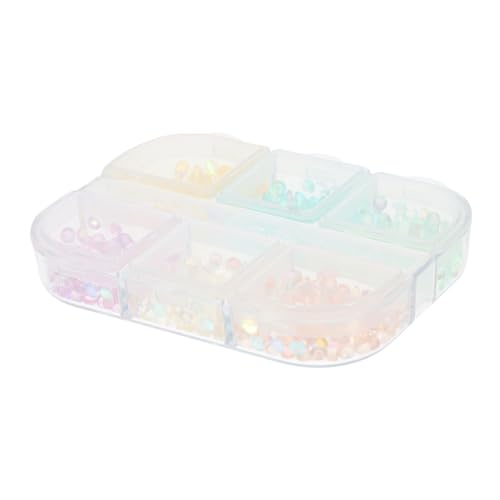 3 Boxen Farben Menschliche Perlen Nageldekoration Selbstklebende Nail Charms Einfache Anwendung für Maniküre Diy Designs 3 Boxen Farben Menschliche Perlen Nageldekoration Selbstklebende Nail Charms Einfache Anwendung für Maniküre Diy Designs von PACKOVE