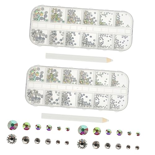 3 Sätze Flache Rückseite Nail Art Strasssteine Glitzernde Glasschmucksteine für Diy Nageldesign Gesichtsdeko und Handwerksprojekte Ab Farben und Punkt Stiften 3 Sätze Flache Rückseite Nail Art Strasssteine Glitzernde Glasschmucksteine für Diy Nageldesign Gesichtsdeko und Handwerksprojekte Ab Farben und Punkt Stiften von PACKOVE