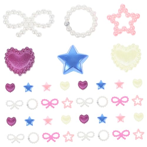 PACKOVE 1 Packung Perlen Nagelcharms für Nail Art Bastelverzierungen Imitation Perlen für Diy Schmuck und Maniküre Gemischte Farben von PACKOVE