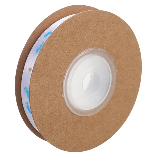 PACKOVE 1 Rolle Goldprägeband Geburtstags Geschenkband Babyparty Bänder Für Gäste Feier Bänder Fußabdruck Musterband Geburtstagsband Polyester Himmelblau PACKOVE 1 Rolle Goldprägeband Geburtstags Geschenkband Babyparty Bänder Für Gäste Feier Bänder Fußabdruck Musterband Geburtstagsband Polyester Himmelblau von PACKOVE