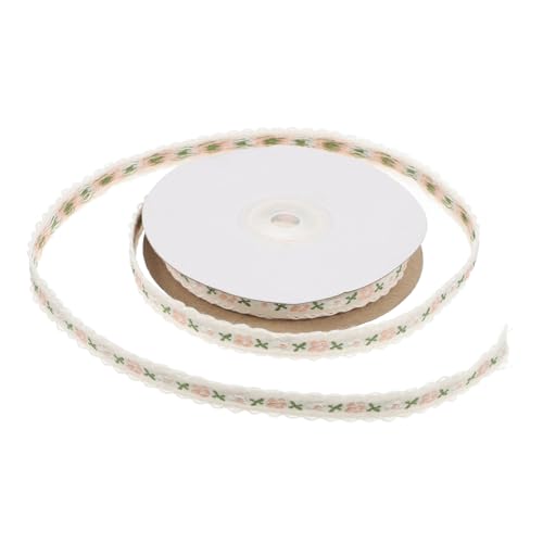 PACKOVE 1 Rolle Spitzen-Stickband blumenmuster geschenkband Geschenkverpackungsband DIY Dekorationsband Band für Blumenstrauß dünnes Band Kopfschmuck selber machen Stoffband Polyester Weiß PACKOVE 1 Rolle Spitzen-Stickband blumenmuster geschenkband Geschenkverpackungsband DIY Dekorationsband Band für Blumenstrauß dünnes Band Kopfschmuck selber machen Stoffband Polyester Weiß von PACKOVE