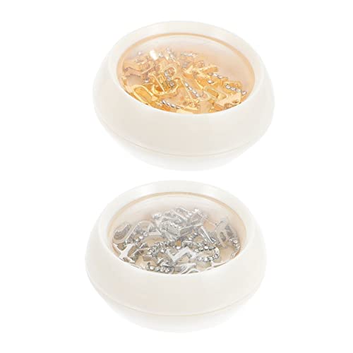 PACKOVE 1 Satz Buchstaben Metall Nail Art Charms Boxen Mit Goldenen Und Silbernen Buchstaben Für Kreative Nageldesigns Und Diy Projekte Für Bastelarbeiten Und Schmuckherstellung 2boxen PACKOVE 1 Satz Buchstaben Metall Nail Art Charms Boxen Mit Goldenen Und Silbernen Buchstaben Für Kreative Nageldesigns Und Diy Projekte Für Bastelarbeiten Und Schmuckherstellung 2boxen von PACKOVE