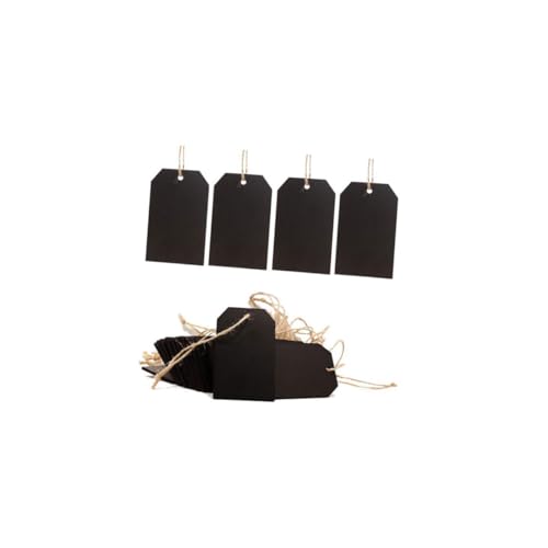 PACKOVE 1 Satz Dekorationsanhänger Hängende Tags Diy-tags Holzschilder Black Bambus 25 Stück PACKOVE 1 Satz Dekorationsanhänger Hängende Tags Diy-tags Holzschilder Black Bambus 25 Stück von PACKOVE
