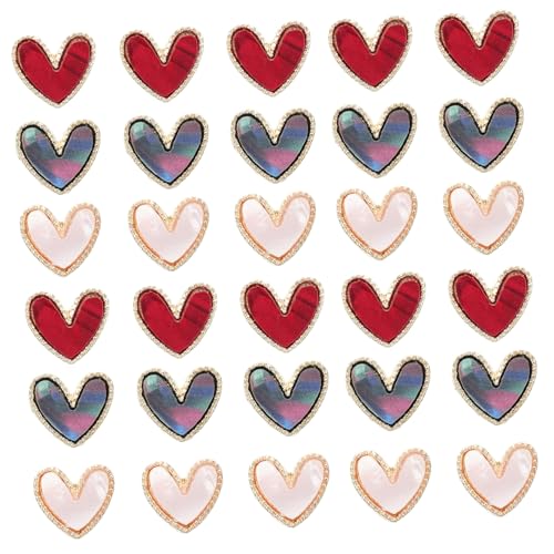 PACKOVE 1 Satz Herzförmige Nagelkunst Accessoires Teiliges Für Diy Maniküre Dekorationen Verschiedenen Farben Für Persönliche Und Professionelle Anwendungen 30 Stück PACKOVE 1 Satz Herzförmige Nagelkunst Accessoires Teiliges Für Diy Maniküre Dekorationen Verschiedenen Farben Für Persönliche Und Professionelle Anwendungen 30 Stück von PACKOVE