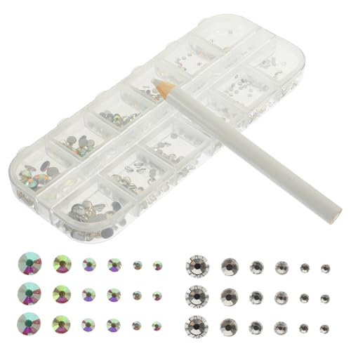 PACKOVE 1 Satz Nagelbohrer Nageldekoration Nailart-Strasssteine Wohnung Kunst strasssteine für nägel nail decoration Nagelkleber für Strasssteine Make-up-Strasssteine für die Augen Glas PACKOVE 1 Satz Nagelbohrer Nageldekoration Nailart-Strasssteine Wohnung Kunst strasssteine für nägel nail decoration Nagelkleber für Strasssteine Make-up-Strasssteine für die Augen Glas von PACKOVE