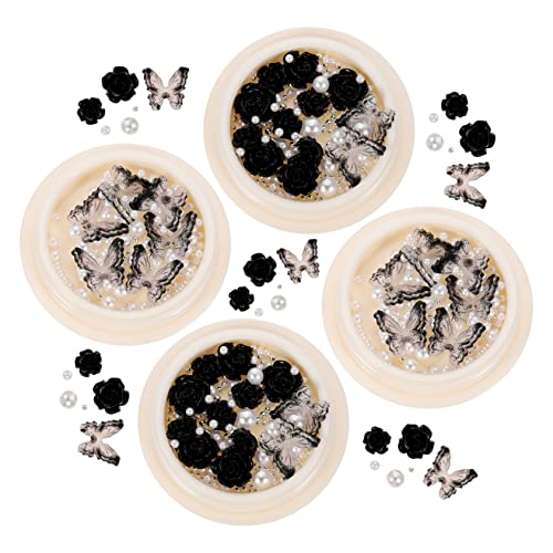 PACKOVE 1 Satz Nail Art Charm Charms Nagel Strass Set Nageldekor Selbstklebende Edelsteine Für Nägel Kristalle Schwarze Strasssteine Nagelperlen Strasssteine Für Nägel 4Boxen PACKOVE 1 Satz Nail Art Charm Charms Nagel Strass Set Nageldekor Selbstklebende Edelsteine Für Nägel Kristalle Schwarze Strasssteine Nagelperlen Strasssteine Für Nägel 4Boxen von PACKOVE