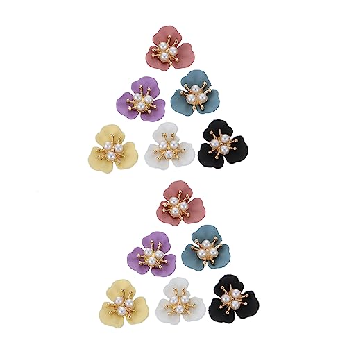 PACKOVE 1 Satz Perlen Charms Dekorationen Aufkleber Und Mauve Für Diy Maniküre Und Nageldesigns 12 Stück PACKOVE 1 Satz Perlen Charms Dekorationen Aufkleber Und Mauve Für Diy Maniküre Und Nageldesigns 12 Stück von PACKOVE