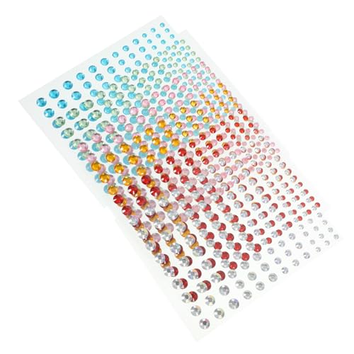 PACKOVE 1 Satz Strass Aufkleber Edelsteine Gesicht Juwelen Strasssteine Selbstklebend Bastelaufkleber Strass Bling Aufkleber DIY Zubehör DIY Aufkleber Diamant Aufkleber 6Blätter PACKOVE 1 Satz Strass Aufkleber Edelsteine Gesicht Juwelen Strasssteine Selbstklebend Bastelaufkleber Strass Bling Aufkleber DIY Zubehör DIY Aufkleber Diamant Aufkleber 6Blätter von PACKOVE