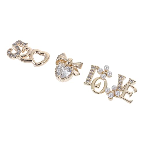 PACKOVE 1 Satz Teiliges Zircon Nagel Charms Stilvolle Diy Maniküre Dekoration Mit Perlherz Für Kreative Nägel Für Feste Und Persönliche Projekte 4 Stück PACKOVE 1 Satz Teiliges Zircon Nagel Charms Stilvolle Diy Maniküre Dekoration Mit Perlherz Für Kreative Nägel Für Feste Und Persönliche Projekte 4 Stück von PACKOVE