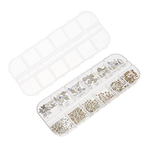 PACKOVE 1 Schachtel Flachboden Nagelkunst Dekorative Diamanten Verschiedenen Formen Ab Farbwechselnde Nail Gems für Kreative Maniküren und Diy Projekte Einfach Anzuwenden für Anfänger und PACKOVE 1 Schachtel Flachboden Nagelkunst Dekorative Diamanten Verschiedenen Formen Ab Farbwechselnde Nail Gems für Kreative Maniküren und Diy Projekte Einfach Anzuwenden für Anfänger und von PACKOVE