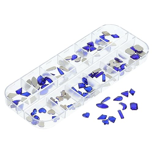 PACKOVE 1 Schachtel Flachkopf Nagelschmuck und Strasssteine Mehrere Formen für Maniküre Glitzer Dekoration für Nägel Gesicht und Diy Projekte für Kreative Nail Art und Bastelarbeiten PACKOVE 1 Schachtel Flachkopf Nagelschmuck und Strasssteine Mehrere Formen für Maniküre Glitzer Dekoration für Nägel Gesicht und Diy Projekte für Kreative Nail Art und Bastelarbeiten von PACKOVE