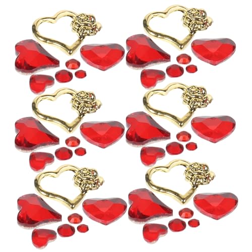 PACKOVE 1 Schachtel Kristalldiamantnagelkunstschmuck Charms Nagel Nägel Rosa Nagelanhänger Maniküre Herzanhänger Nagelsteine Reiz Edelsteine Herz-nagel-anhänger Und Charme Strasssteine Rot PACKOVE 1 Schachtel Kristalldiamantnagelkunstschmuck Charms Nagel Nägel Rosa Nagelanhänger Maniküre Herzanhänger Nagelsteine Reiz Edelsteine Herz-nagel-anhänger Und Charme Strasssteine Rot von PACKOVE