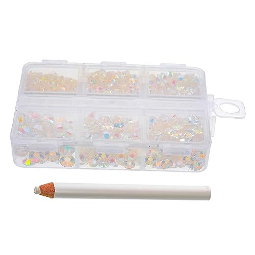 PACKOVE 1 Schachtel Nagelsticker Diamantschmuck Flat Zurückversetzt Basteln Strass Handwerk Herstellung Juwelen Zum Handwerk Gold Wohnung Nägel Nagel Charms Harz Weiß PACKOVE 1 Schachtel Nagelsticker Diamantschmuck Flat Zurückversetzt Basteln Strass Handwerk Herstellung Juwelen Zum Handwerk Gold Wohnung Nägel Nagel Charms Harz Weiß von PACKOVE