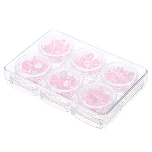 PACKOVE 1 Schachtel Schillernde Nail Art Dekorationen Diy Maniküre Charms für Salon Zuhause Einfach zu Verwenden Langlebig für von PACKOVE