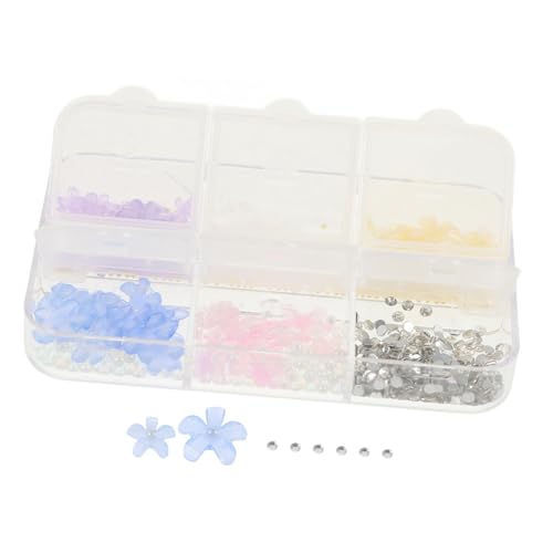 PACKOVE 1 Schachtel Strassnagelschmuck Hochzeit für Kristalle Zucht Nagelabziehbilder mit Blumen Nagelzubehör DIY -Nageldekoration Nageldekoration Blume Nagelblumen-Anhänger Plastik PACKOVE 1 Schachtel Strassnagelschmuck Hochzeit für Kristalle Zucht Nagelabziehbilder mit Blumen Nagelzubehör DIY -Nageldekoration Nageldekoration Blume Nagelblumen-Anhänger Plastik von PACKOVE