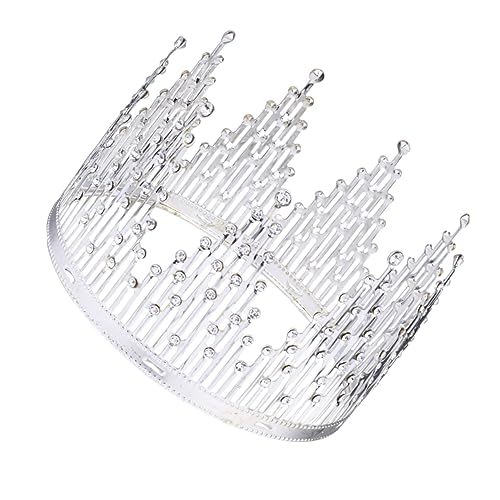 PACKOVE 1 Stück Krone Cake Topper aus Torten Dekoration für Hochzeiten Geburtstagsfeiern und Besondere Anlässe Silber und Verleiht Jedem Kuchen Einen Festlichen Touch von PACKOVE