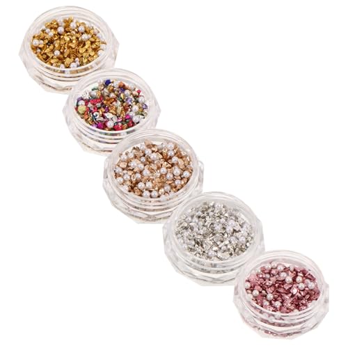 PACKOVE 10 Boxen Nagel Schmuck Irreguläre Strasssteine Mini Perlen Nail Art Zubehör für Maniküre DIY Schimmernd Einfach Anzuwenden Schonend für Naturnägel PACKOVE 10 Boxen Nagel Schmuck Irreguläre Strasssteine Mini Perlen Nail Art Zubehör für Maniküre DIY Schimmernd Einfach Anzuwenden Schonend für Naturnägel von PACKOVE
