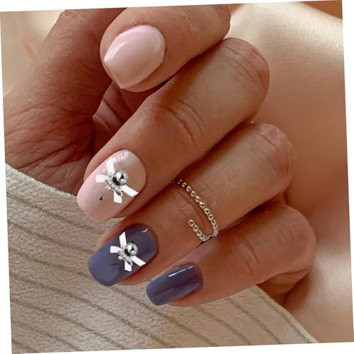 PACKOVE 10 Stück Strass Nagel Charms mit Schleifenmotiv Glänzende Nail Art Verzierungen aus Langlebigem Material Einzigartige Funkelnde Fingernagel Dekorationen für Hochzeit und Party PACKOVE 10 Stück Strass Nagel Charms mit Schleifenmotiv Glänzende Nail Art Verzierungen aus Langlebigem Material Einzigartige Funkelnde Fingernagel Dekorationen für Hochzeit und Party von PACKOVE