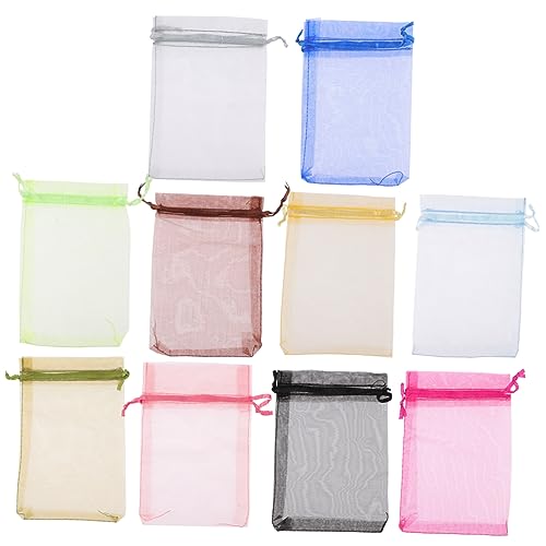 PACKOVE 100 Stück Geschenktasche Beuteltasche Aus Organza Organzabeutel Klein Taschen Süßigkeitenbeutel Mit Kordelzug Geschenktüten Mini-beutel Mit Kordelzug Schmuckbeutel Bunt PACKOVE 100 Stück Geschenktasche Beuteltasche Aus Organza Organzabeutel Klein Taschen Süßigkeitenbeutel Mit Kordelzug Geschenktüten Mini-beutel Mit Kordelzug Schmuckbeutel Bunt von PACKOVE