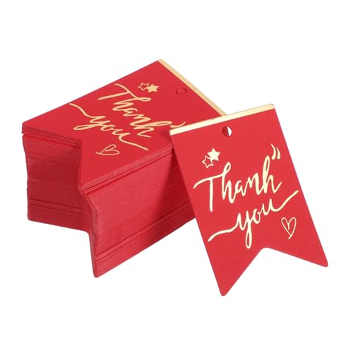 PACKOVE 100 Stück Geschenkverpackungsanhänger Kreative Geschenketiketten Dekorative Dankeschön-tags Geburtstage Dankeschön-tags Dekorative Geschenketiketten Danke Label-tag Rot Papier PACKOVE 100 Stück Geschenkverpackungsanhänger Kreative Geschenketiketten Dekorative Dankeschön-tags Geburtstage Dankeschön-tags Dekorative Geschenketiketten Danke Label-tag Rot Papier von PACKOVE