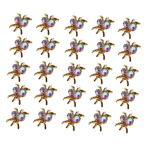 PACKOVE 100 Stück Spider Nail Charms aus Langlebiger Legierung und Kompakte für Natürliche und Künstliche Nägel für Diy Maniküre Halloween Weihnachten und Festliche Nail Art Designs PACKOVE 100 Stück Spider Nail Charms aus Langlebiger Legierung und Kompakte für Natürliche und Künstliche Nägel für Diy Maniküre Halloween Weihnachten und Festliche Nail Art Designs von PACKOVE