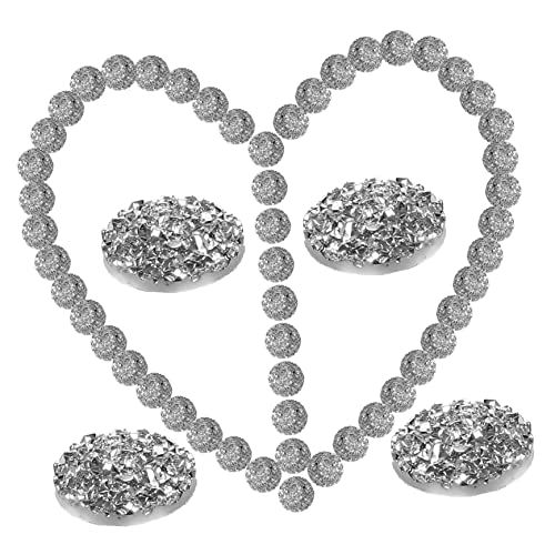 PACKOVE 100 Stück Strass-Anhänger Strasssteine ​​nähen Flat zurückversetzt bastelzeug the craft rhinestones silve DIY-Zubehör DIY Strass mit flacher Rückseite Strassverzierungen Harz von PACKOVE