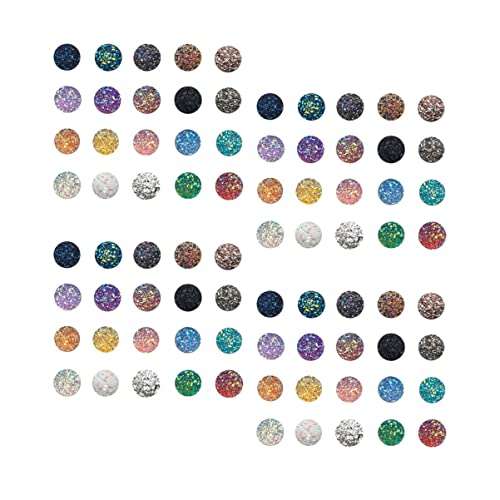 PACKOVE 100 Stück strass selber machen Strass-Ohrringe Conch-Piercing-Schmuck DIY -Schmuckzubehör Decked Accessoires Harz runden Zufällige Farbe PACKOVE 100 Stück strass selber machen Strass-Ohrringe Conch-Piercing-Schmuck DIY -Schmuckzubehör Decked Accessoires Harz runden Zufällige Farbe von PACKOVE