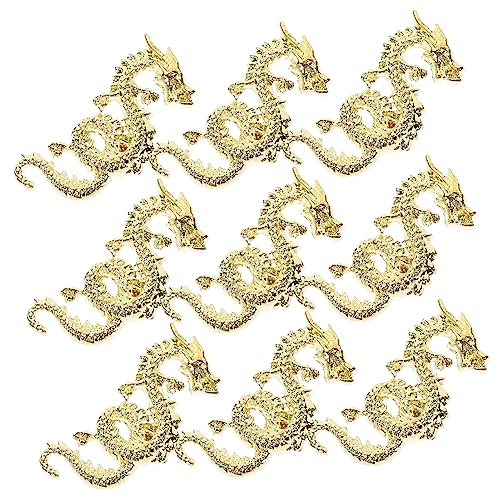 PACKOVE 10Stücke Charms Drachen Maniküre Schmuck Edelsteine für Nageldekoration aus Langlebig und Einfach zu Verwenden für Einzigartige Nail Art Designs PACKOVE 10Stücke Charms Drachen Maniküre Schmuck Edelsteine für Nageldekoration aus Langlebig und Einfach zu Verwenden für Einzigartige Nail Art Designs von PACKOVE