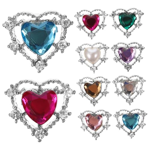 PACKOVE 10Stücke Herznagel Strasssteine DIY Nageldekoration Nail Art Schmuckzubehör Für Maniküren Und Kunstprojekte PACKOVE 10Stücke Herznagel Strasssteine DIY Nageldekoration Nail Art Schmuckzubehör Für Maniküren Und Kunstprojekte von PACKOVE