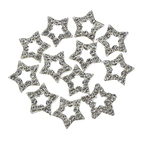 PACKOVE 12 Stck. Sternförmige Charms mit Strasssteinen Glänzende Schmuckstücke für Nageldesign Nail Art und Besondere Anlässe PACKOVE 12 Stck. Sternförmige Charms mit Strasssteinen Glänzende Schmuckstücke für Nageldesign Nail Art und Besondere Anlässe von PACKOVE