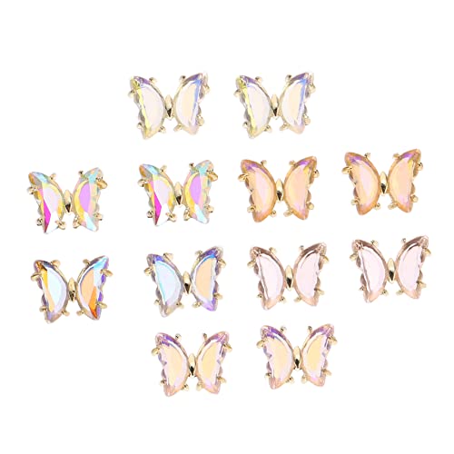 PACKOVE 12 Stück Schmetterlings Nagel Charms Kreative Diy Nageldekorationen für Einzigartige Nail Art und Kreative Bastelprojekte PACKOVE 12 Stück Schmetterlings Nagel Charms Kreative Diy Nageldekorationen für Einzigartige Nail Art und Kreative Bastelprojekte von PACKOVE
