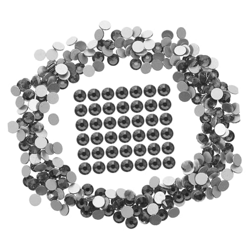 PACKOVE 1440 Stück Flachrücken Strasssteine für Nail Art Vielseitige Dekoration für Maniküre Handwerk Handyhüllen und Mehr Transparent Diy Schmuckzubehör von PACKOVE