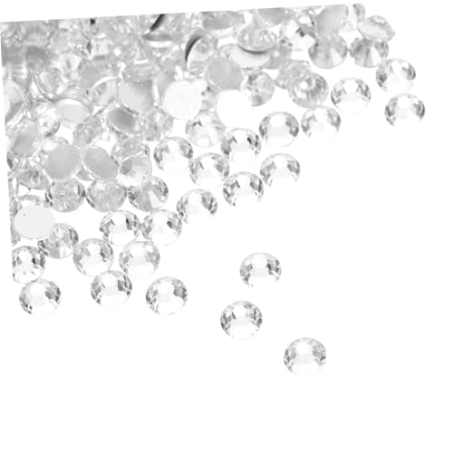 PACKOVE 1440 Stück Teiliges Runde Strasssteine für Nail Art und DIY Bastelprojekte Flache Rückseite Weiße Dekoration für Kleidung Schuhe und Nageldesign PACKOVE 1440 Stück Teiliges Runde Strasssteine für Nail Art und DIY Bastelprojekte Flache Rückseite Weiße Dekoration für Kleidung Schuhe und Nageldesign von PACKOVE