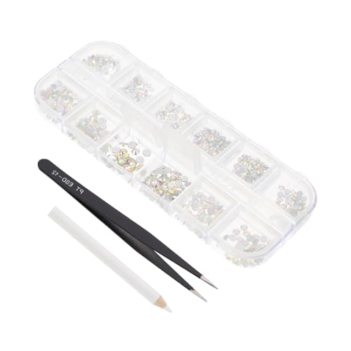 PACKOVE 1Satz Rhinestone Box Nail Art Accessories DIY Flat For Nail Design For Manicure Supplies And Creative Nail Decoration PACKOVE 1Satz Rhinestone Box Nail Art Accessories DIY Flat For Nail Design For Manicure Supplies And Creative Nail Decoration von PACKOVE