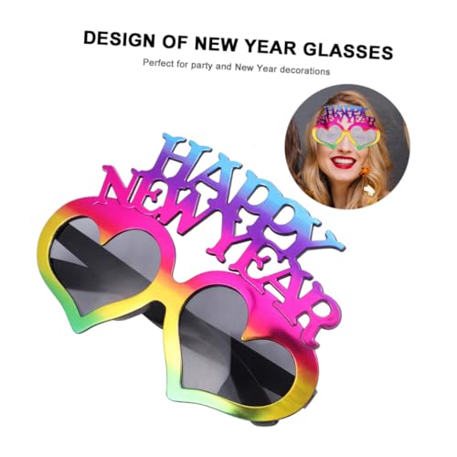 PACKOVE 1Stk Neujahrsparty happynewyear Brille Kostümzubehör Partybrillen für das neue Jahr kinder ferngläser kinderferngläser Fotogeschenke Sonnenbrille silvester brille von PACKOVE