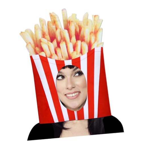 PACKOVE Lustiger Pommes-frites-hut Essenshut Aus Hochwertigem Filz Wiederverwendbar Kopfbedeckung Für Partys Cosplay Und Dekoration PACKOVE Lustiger Pommes-frites-hut Essenshut Aus Hochwertigem Filz Wiederverwendbar Kopfbedeckung Für Partys Cosplay Und Dekoration von PACKOVE