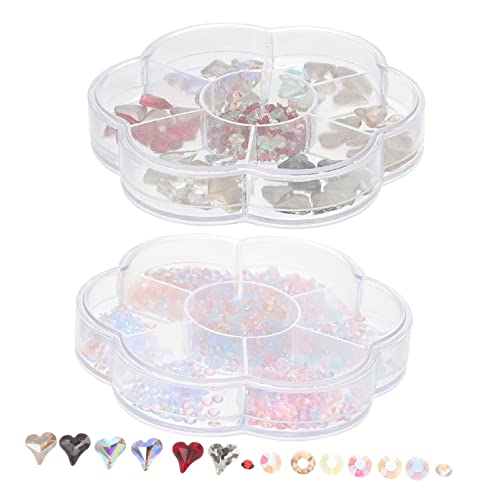 PACKOVE 2 Boxen Nail-Art-Zubehör 3d Nagelkunst-Edelsteine Strassdekor Nagelperlen Perlen Nageldekorationen für Nagelkunst aufkleber Nagelzubehör Juwelen für Nägel Strassnagelzauber Acryl PACKOVE 2 Boxen Nail-Art-Zubehör 3d Nagelkunst-Edelsteine Strassdekor Nagelperlen Perlen Nageldekorationen für Nagelkunst aufkleber Nagelzubehör Juwelen für Nägel Strassnagelzauber Acryl von PACKOVE