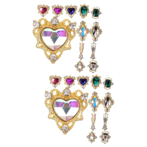 PACKOVE 2 Sätze Crystal Love Diamond Dekoration Nägel Nagelschmuck Nagel Charms Zubehör LED ab Nagel -Strasssteine Nagel-Strasssteine Nail Strass-Kit Nagel Edelsteine Metall PACKOVE 2 Sätze Crystal Love Diamond Dekoration Nägel Nagelschmuck Nagel Charms Zubehör LED ab Nagel -Strasssteine Nagel-Strasssteine Nail Strass-Kit Nagel Edelsteine Metall von PACKOVE